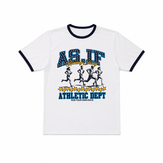 "Running Society" Ringer Regular Tee