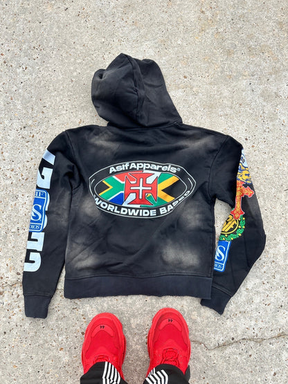 "WORLDWIDE" ZIP-UP