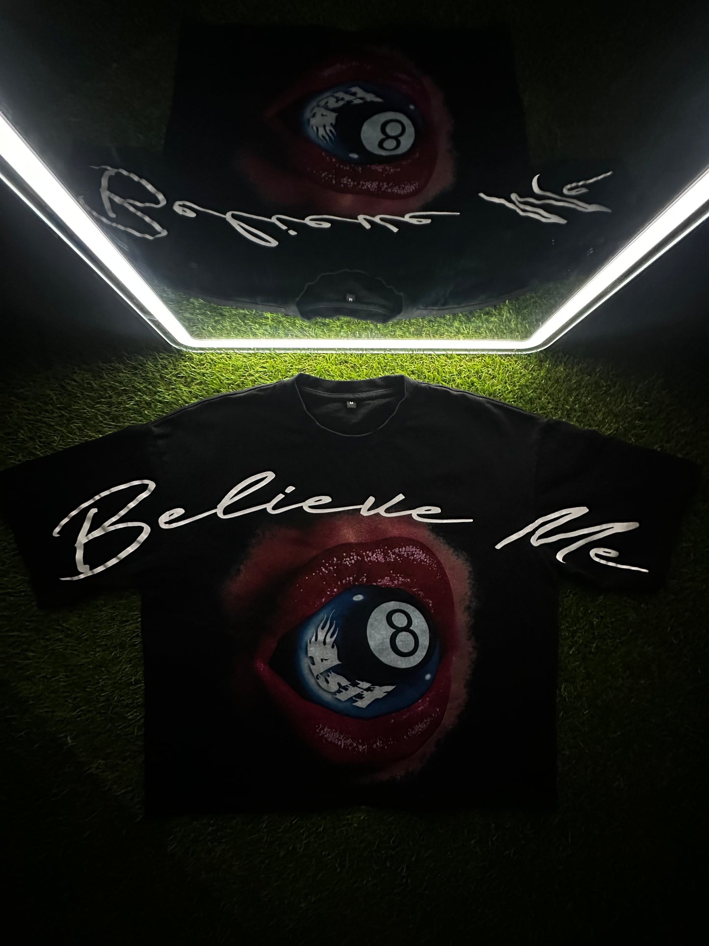 Black "Believe Me" Tee