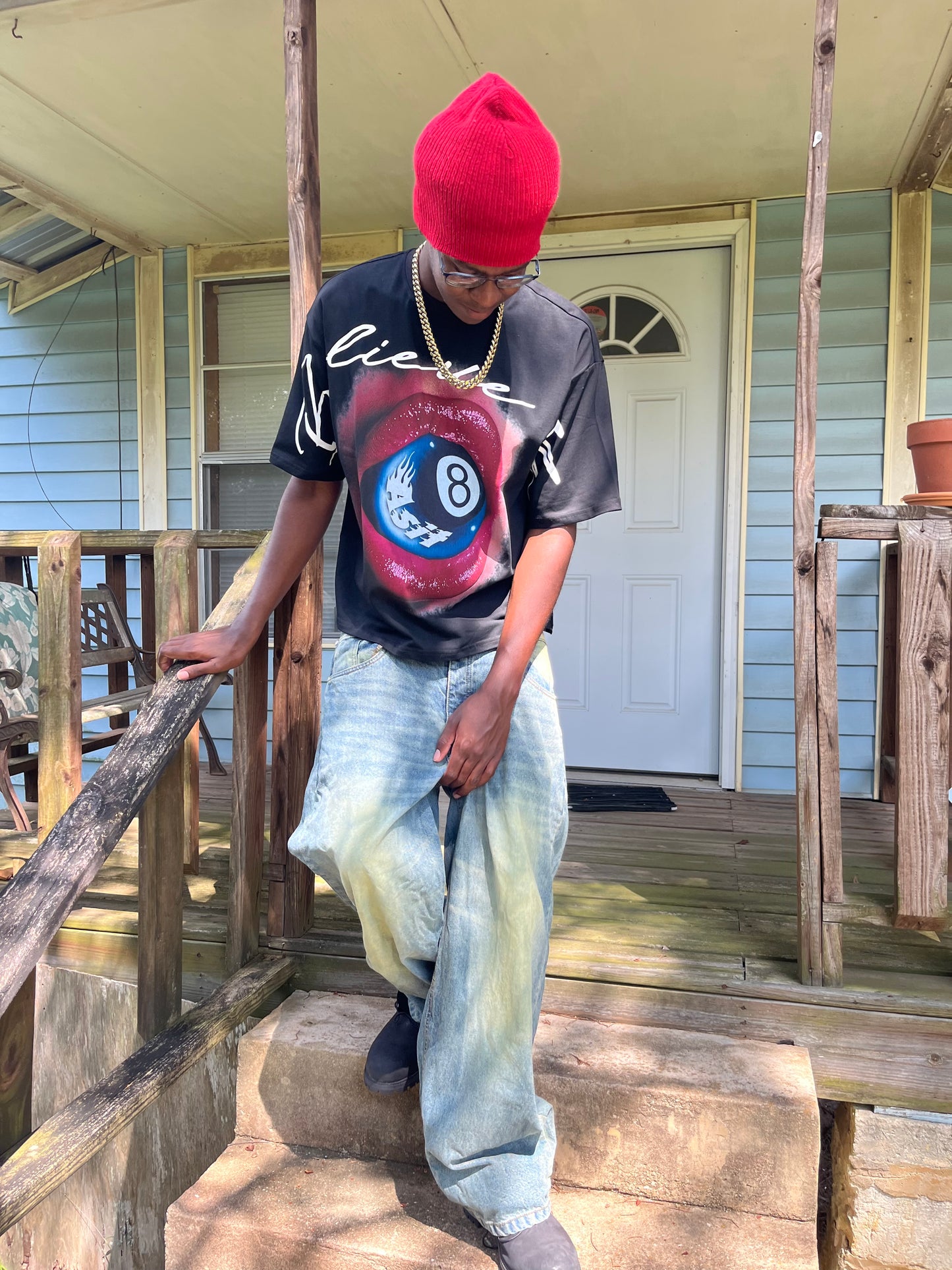 Black "Believe Me" Tee